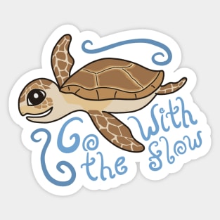 Go With the Flow Sticker